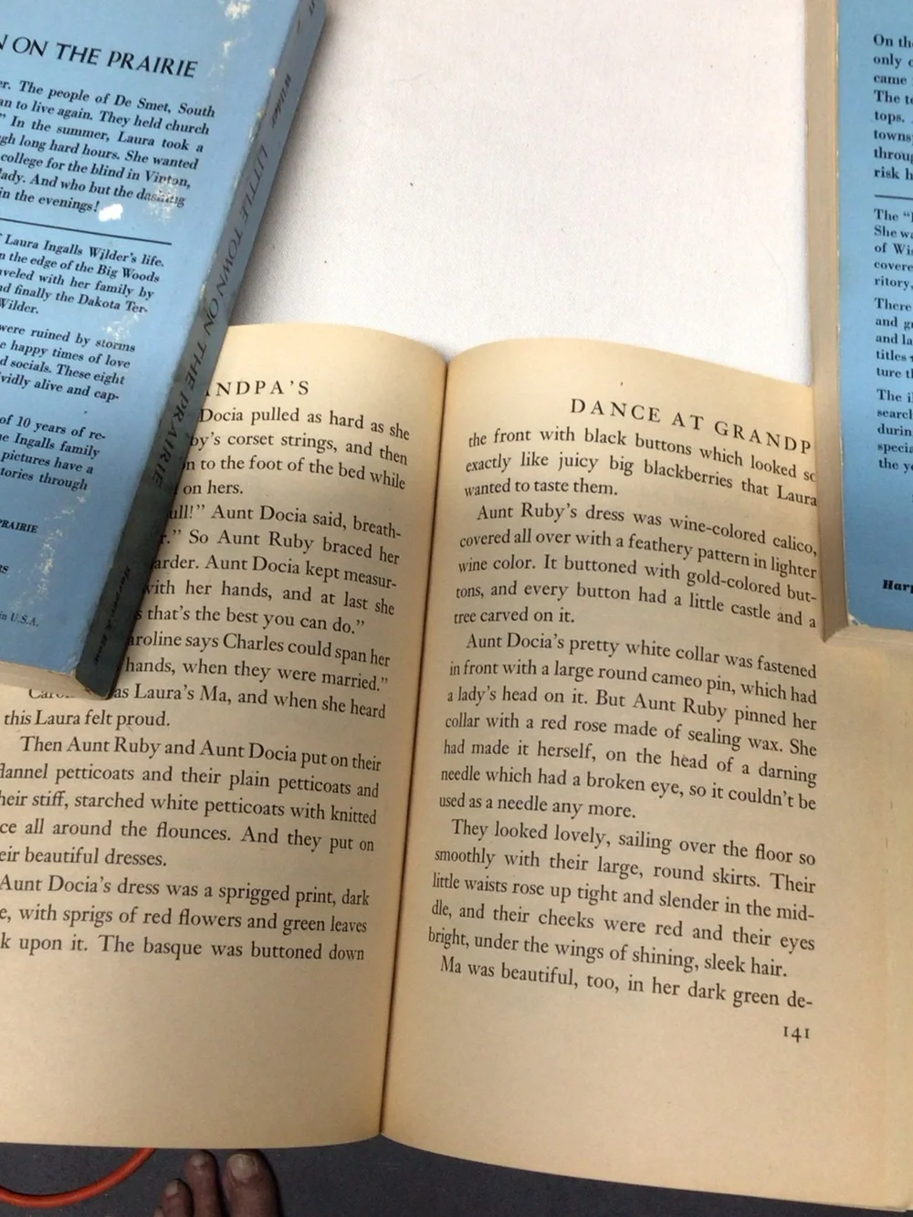 The Long Winter by Laura Ingalls Wilder - Blue Cover Coffee Table Book